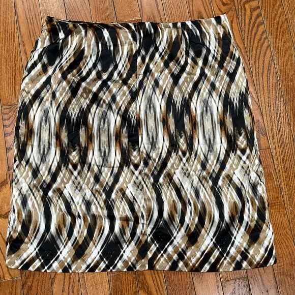 Worthington Black and Brown Patterned Mini Skirt - Picture 2 of 8